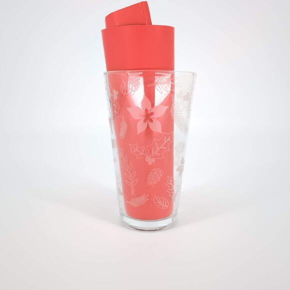 Set Of 2 T-Mobile Tuesdays Frosted Etched Holiday Collectible Glasses 16 oz NIB - Picture 6 of 14